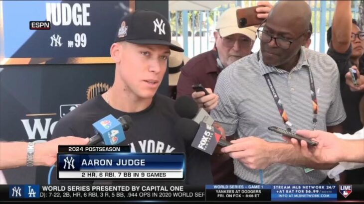 Aaron Judge on facing Shohei Ohtani in the World Series: “This will be an interesting match.”