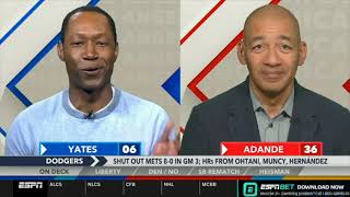 Around the Horn reacts to Shohei Ohtani shine, Dodgers beat Mets 8-0 in Gm3 to take 2-1 leads series