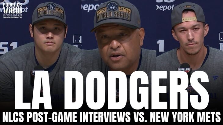 Dave Roberts, Tommy Edman & Shohei Ohtani React to LA Dodgers Making World Series, NLCS Win vs. Mets