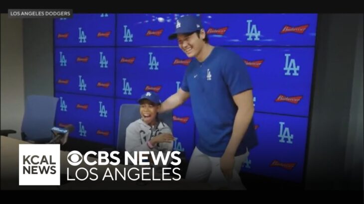 Dodger superfan talks about meeting Shohei Ohtani  and throwing the first pitch