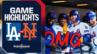 Dodgers vs. Mets NLCS Game 5 Highlights (10/18/24) | MLB Highlights