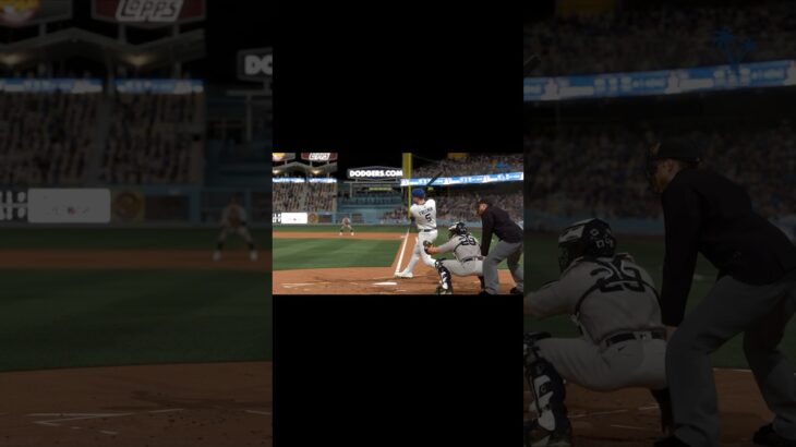 FREDDIE FREEMAN HIT + SHOHEI OHTANI STOLEN BASE | MLB THE SHOW 24 | BASEBALL #homerun #fyp #foryou