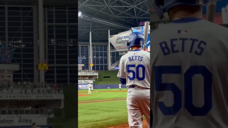 I saw Shohei Ohtani in the Marlins vs Dodgers!!!