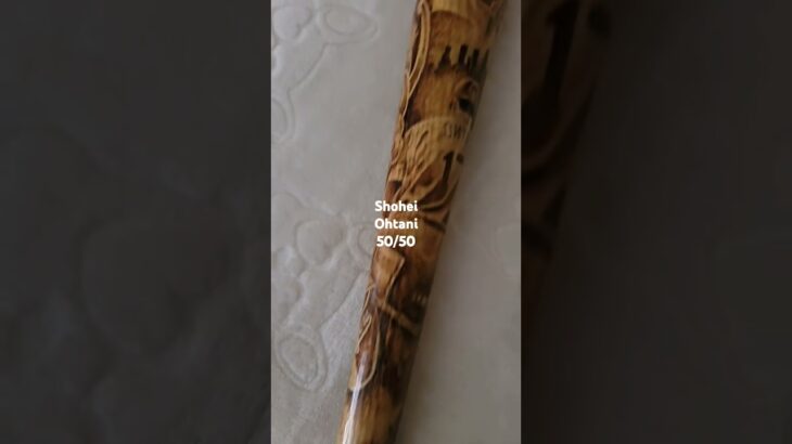 Los Angeles Dodgers Shohei Ohtani Custom Woodburn Bat!!! #dodgers #shoheiohtani