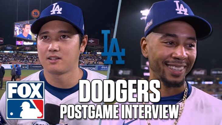 Mets vs. Dodgers Game 1: Shohei Ohtani, Mookie Betts & Max Muncy Postgame Interviews | MLB on FOX