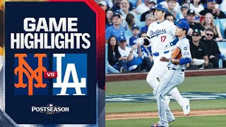 Mets vs. Dodgers NLCS Game 1 Highlights (10/13/24) | MLB Highlights