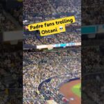 Padre fans TROLLING Shohei Ohtani #playoffs #padres #shoheiohtani