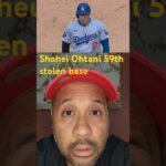 SHOHEI OHTANI 59TH STOLEN BASE | DODGERS  vs. Rockies | Dodgers highlights (9/30/24) #shorts