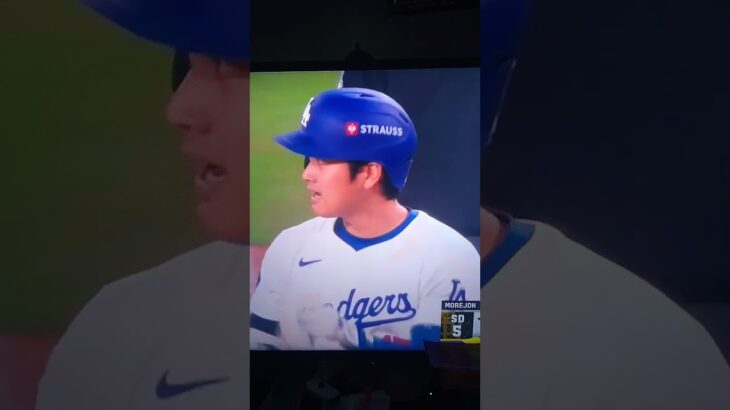 Shohei Ohtani BiG Swim/ Los Angeles Dodgers vs San Diego Padres “” Game 1