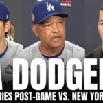 Shohei Ohtani, Dave Roberts & Walker Buehler React to Dodgers 3-0 World Series Lead vs. Yankees