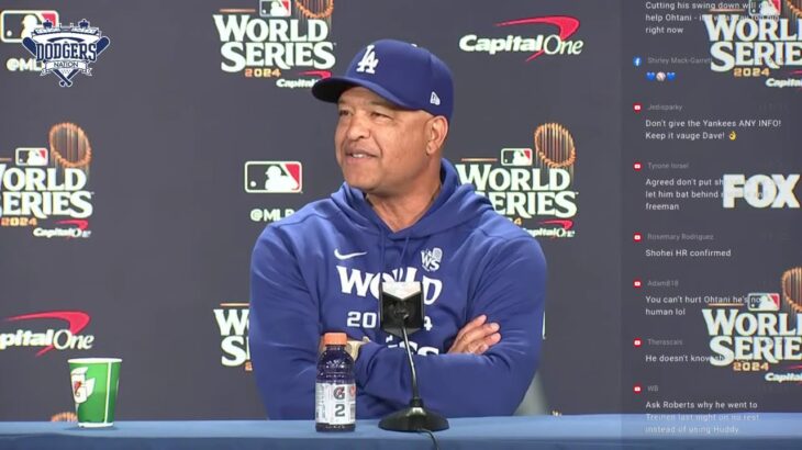 Shohei Ohtani Game 3 Injury Details from Dodgers Dave Roberts