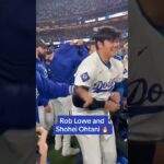 Shohei Ohtani and Rob Lowe 😂 #MLB #baseball #Dodgers #shohei