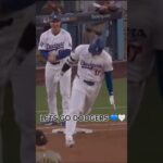 Shohei Ohtani hits 1st Postseason Home Run! #shorts #dodgers #losangeles #shoheiohtani