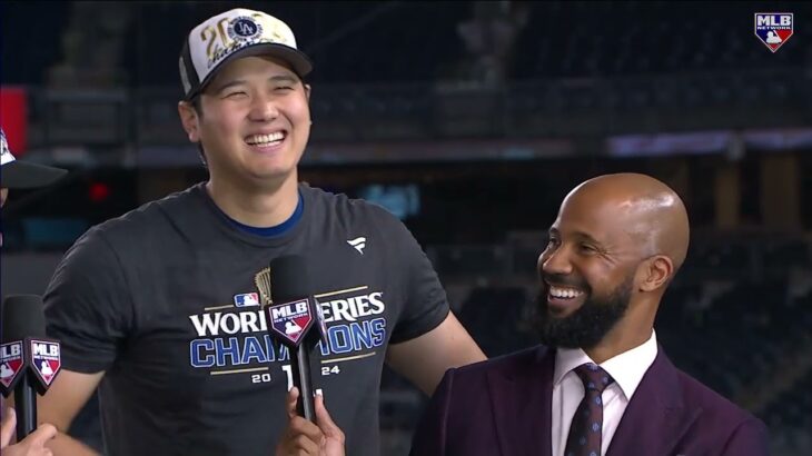 Shohei Ohtani is a World Series champ!!! | MLB Tonight