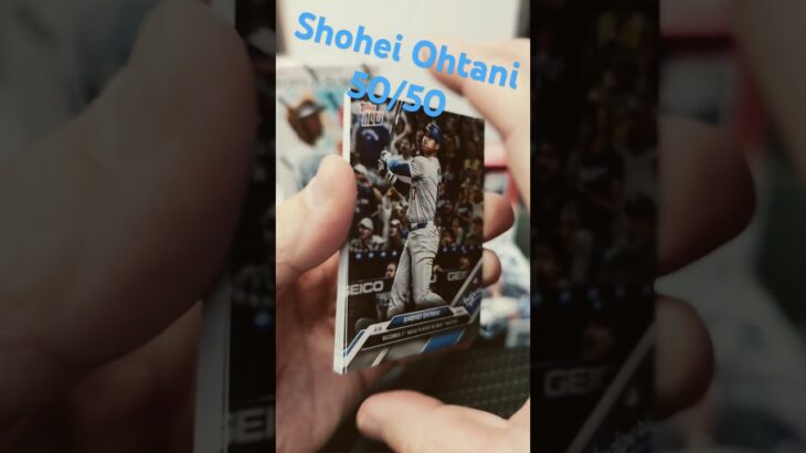 TOPPS NOW Shohei Ohtani 50/50 #mlb #shoheiohtani #losangelesdodgers #toppsnow #cardopenings