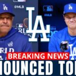 URGENT! SHOHEI OHTANI TO PITCH IN WORLD SERIES GAME 1?! DAVE ROBERTS CONFIRMS! [Los Angeles Dodgers]