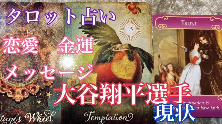 タロット占い🍀大谷翔平選手11月14日現状✨恋愛　金運　あなたへ宇宙からメッセージ✨