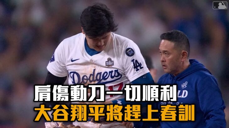 肩傷動刀一切順利 大谷翔平預計趕上明年春訓/愛爾達電視20241106