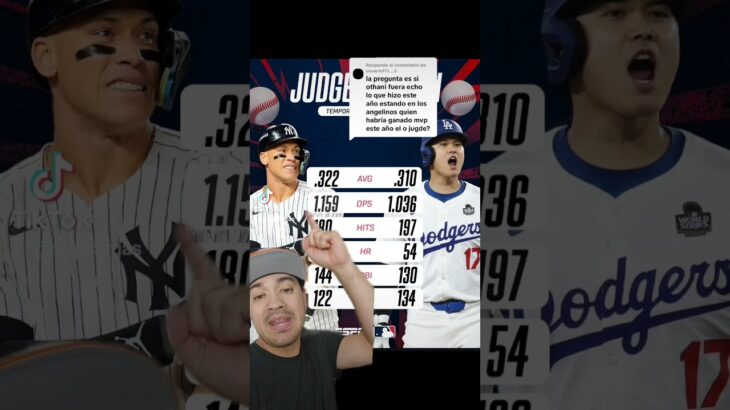 Aaron Judge vs Shohei Ohtani 2024 MVP #2024 #beisbol #grandesligas