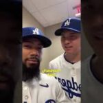 EL DOMINICANO TEOSCAR HERNANDEZ: LE ENSEÑA A SHOHEI OHTANI A PRONUNCIAR EL ESPAÑOL #mlb #dodgers