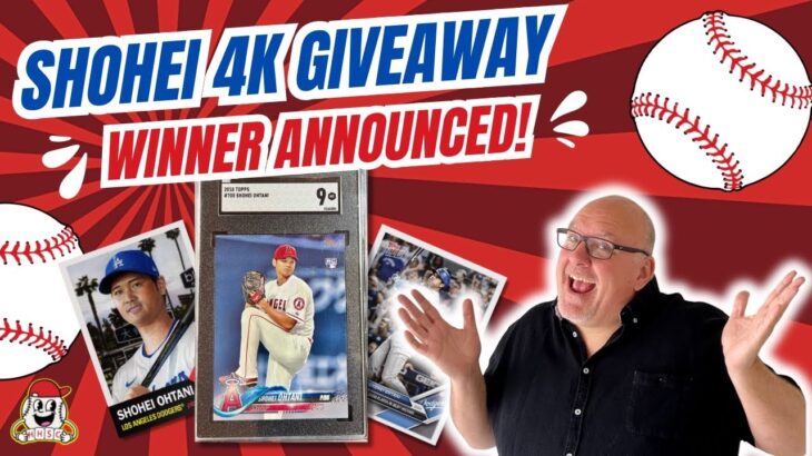 ✨Shohei 4K Giveaway Winner Announced!⚾Shohei Ohtani Cards!⚾✨