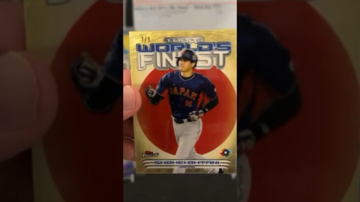 Shohei Ohtani 1/1 2023 Topps Finest Card