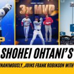 Shohei Ohtani Wins 3rd MVP Unanimously, Joins Frank Robinson with NL MVP Victory