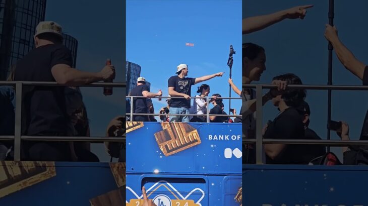 Shohei Ohtani at the parade