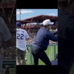 #Shohei #Ohtani first #homerun as a @Dodgers during spring training #baseball #camelback #dodgers