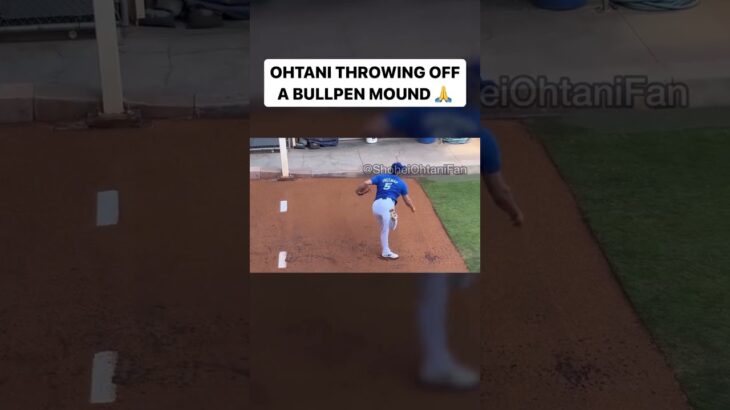 Shohei Ohtani throwing FIRE 🔥🔥🔥 off a bullpen mound 💥💥💥🚀🚀🚀🎯🎯🎯