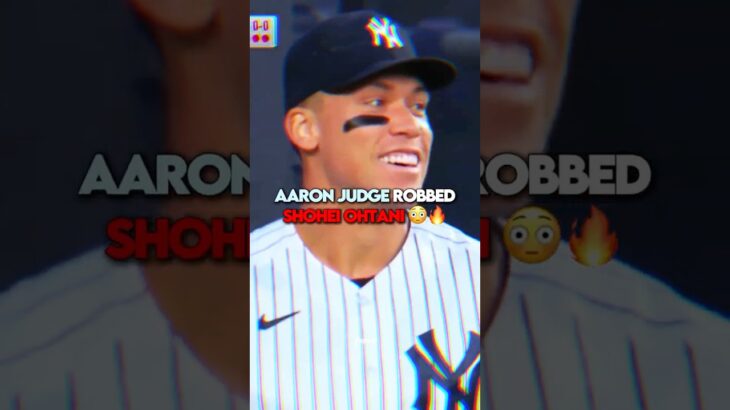 When Aaron Judge ROBBED Shohei Ohtani 😳🔥 #shorts #mlb