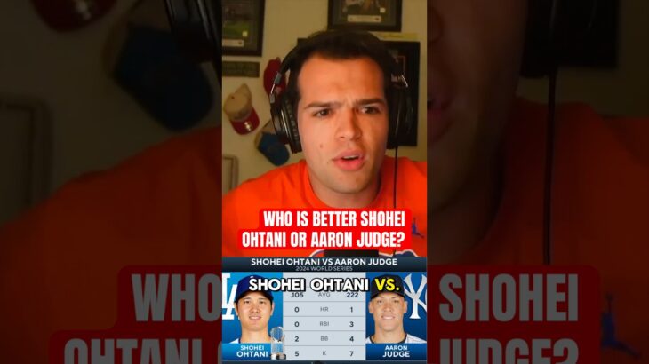 Who is better Shohei Ohtani or Aaron Judge? #shorts #short #mlb #mlbb #shoheiohtani #aaronjudge