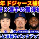 2025年MLB FA補強情報‼️ ドジャース 右打者３選手 鈴木誠也 ロバート キムの獲得検討💰 テオヘルと決裂の場合のバックアッププラン‼️ ヤンキースがゴールドシュミットと1年契約