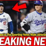 BREAKING✅ Shohei Ohtani is The Sporting News Male Athlete of the Year! ESPN MLB NEWS TODAY