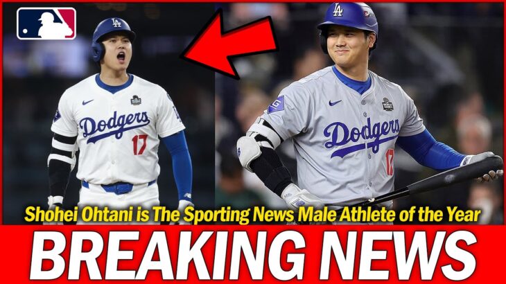 BREAKING✅ Shohei Ohtani is The Sporting News Male Athlete of the Year! ESPN MLB NEWS TODAY