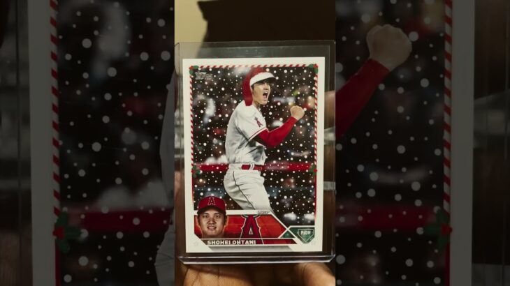 Card of the day 12/9/24 2023 Topps Holiday Shohei Ohtani shortprint