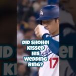 Did the MVP SHOHEI OHTANI just kissed his Wedding Ring after stolen a base? #shohei #mlb #dodgers