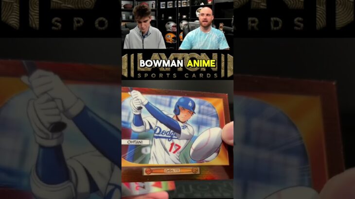 Dodgers -Shohei Ohtani -Anime #livebreaks #boxbreaks #bowmanchrome #mlb #baseballcard #dodgers