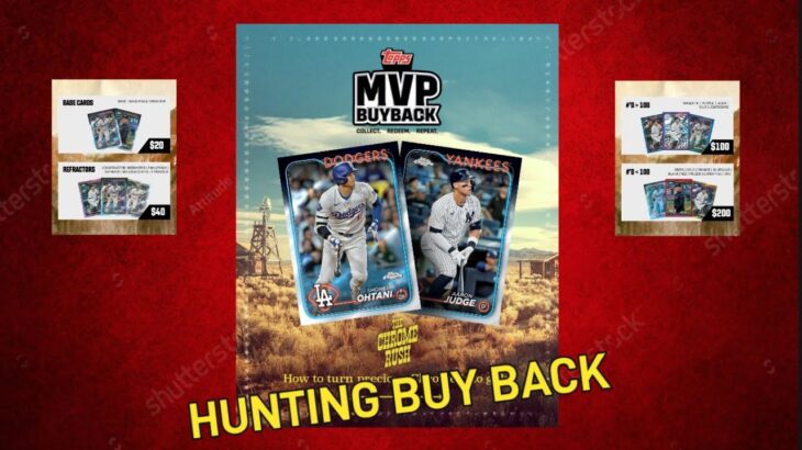 HUNTING 2024 Buy BACK Cards! Aaron JUDGE & Shohei OHTANI! TOPPS Chrome