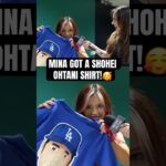 Mina Shirakawa’s ADORABLE Shohei Ohtani T-Shirt Reveal!