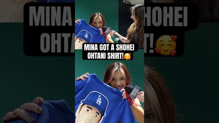 Mina Shirakawa’s ADORABLE Shohei Ohtani T-Shirt Reveal!