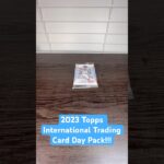 Opening 2023 Topps International Trading Card Day Pack Shohei Ohtani Baseball Card Pulled MLB $Free