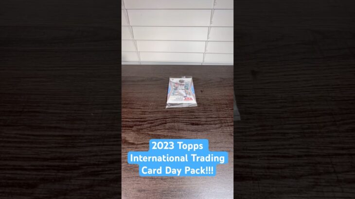 Opening 2023 Topps International Trading Card Day Pack Shohei Ohtani Baseball Card Pulled MLB $Free