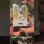 Pulling a 1 of 1 card from the Topps Shohei Ohtani 50/50 set!! INSANE 🔥🤩