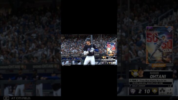 SHOHEI OHTANI HOME RUN | MLB THE SHOW 24 | BASEBALL #homerun #yt #fyp #foryou #baseball #capcut