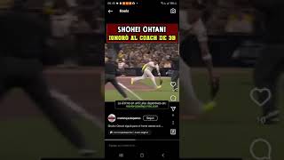 SHOHEI OHTANI no le hace caso al Coah de tercera base y le hacen Out🤬🤬🤬