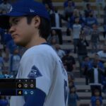 SHOHEI OHTANI three batters three strike out. MLB The Show 24