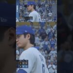 SHOHEI OHTANI three batters three strike out. MLB The Show 24