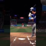 Shohei Ohtani 3 Runs Home Run #baseball #mlb #ps5 #sports #shorts #mlbtheshow #gaming #dodgers