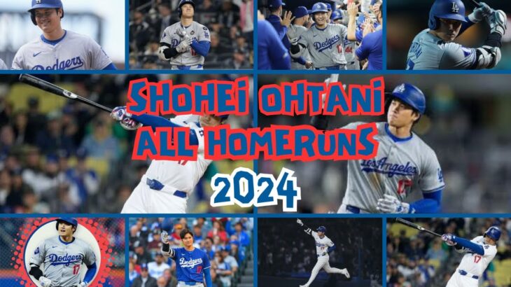 Shohei Ohtani: 54 Homeruns – Every Single Blast of 2024